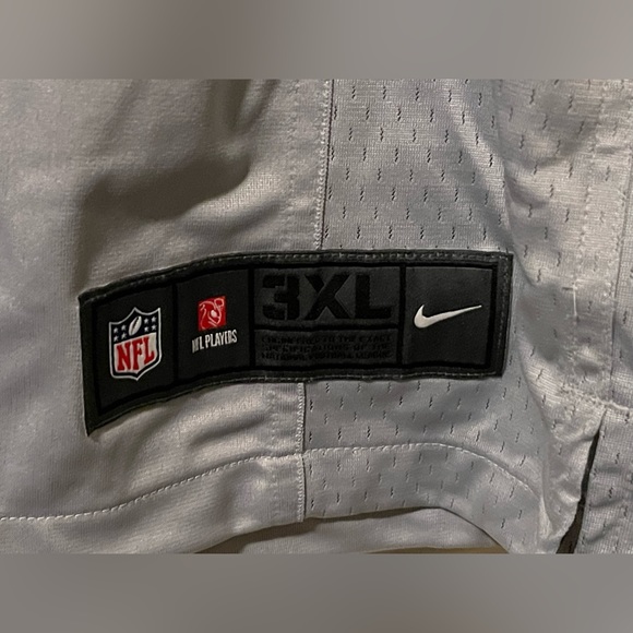 DK Metcalf Seattle Seahawks Wolf Gray Football Jersey Nike NFL Men’s Sz 3XL NEW - Picture 12 of 12